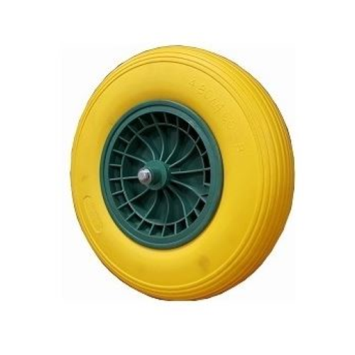 RUOTA PER CARRIOLA PU 400X100 CON CUSCINETTO