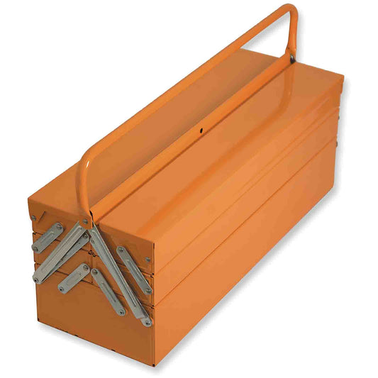 CASSETTA PORTA UTENSILI 5 SCOMPARTI CM. 43X20X20 LAMIERA