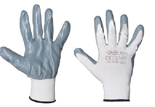 GUANTI NYLON PALMO NITRILE LIGHT GRIGIO