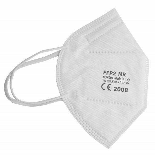 MASCHERINA FFP2 BIANCA S/VALVOLA MADE IN ITALY